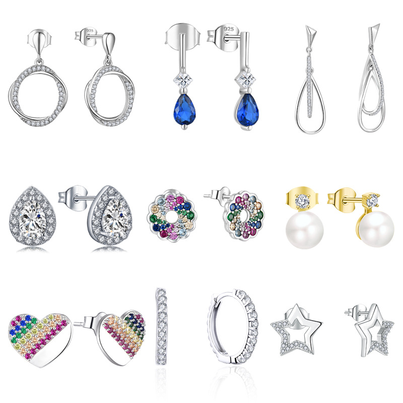Jewelry Customization, Export Cross-Border 925 Sterling Silver K Gold Jewelry and Silver Jewelry, Custom Processing According to Drawings and Samples