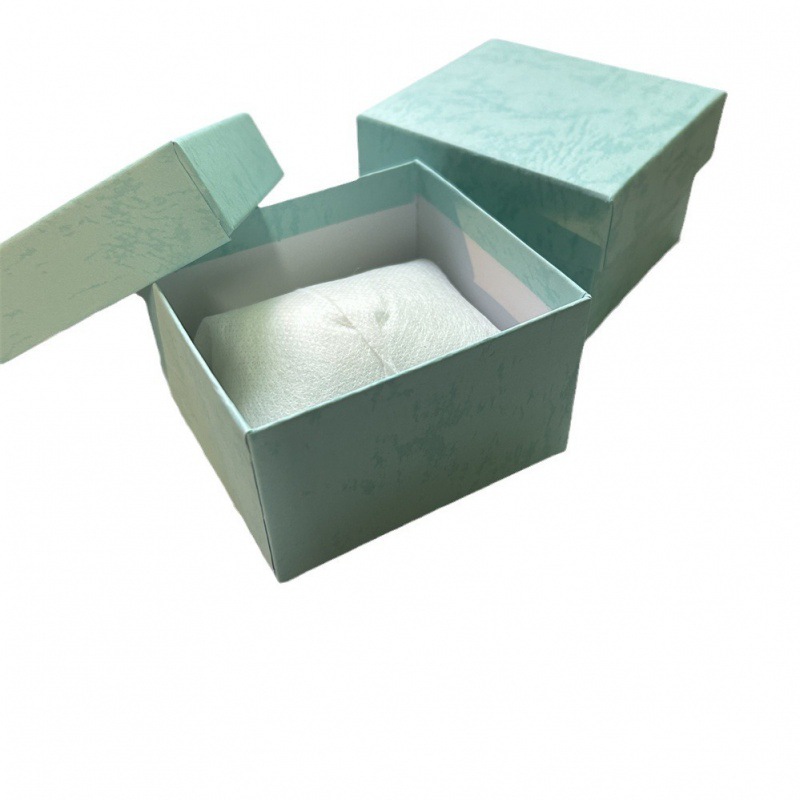 in stock generation watch box sky blue gift box ordinary box packaging box wholesale jewelry box simple carton