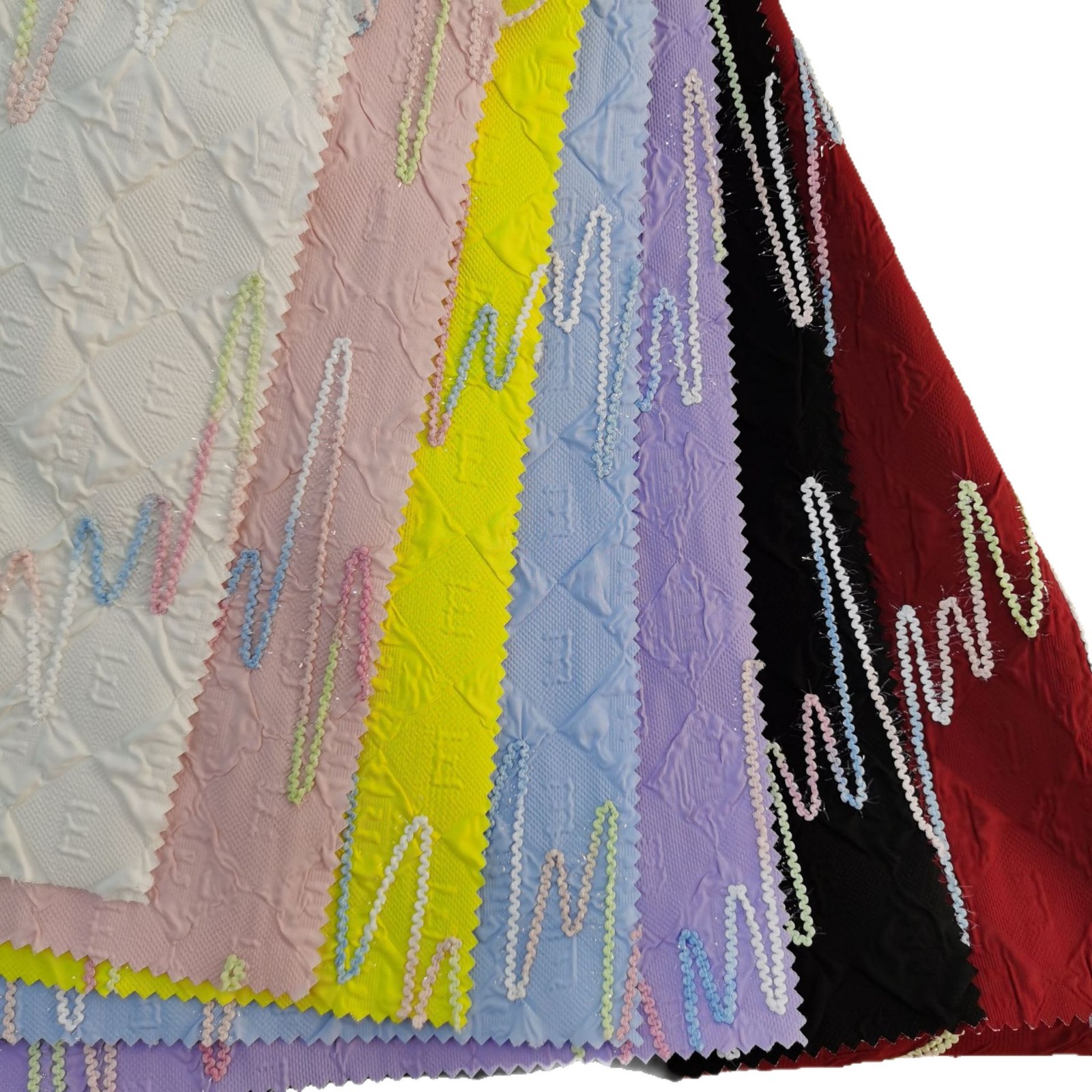 Креативная цветная вышитая стеганая сумка-клатч для косметики из полиэстера