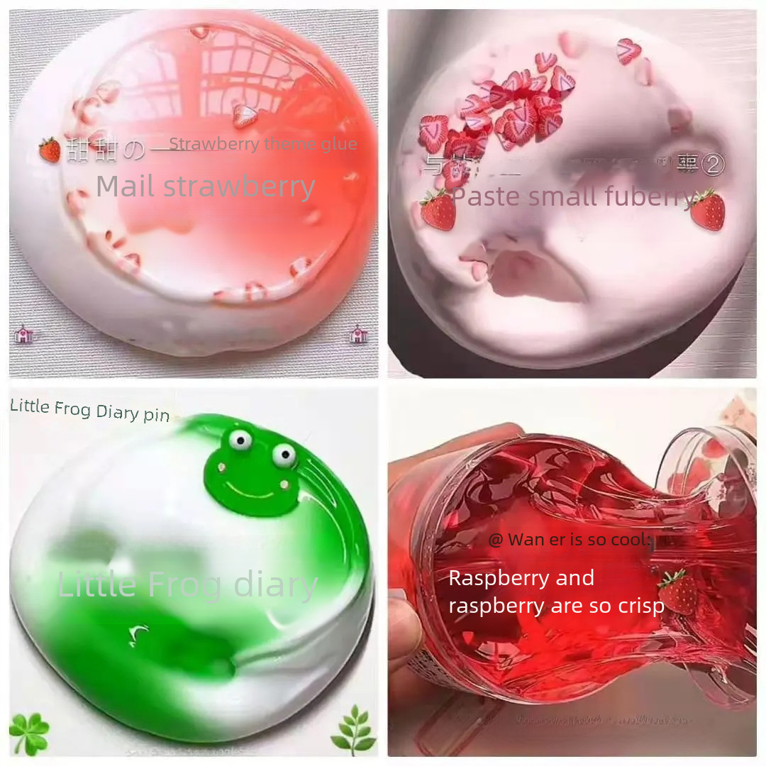 Slime variety of online red high color value wholesale discount decompression color belt jewelry high translucent Super decompression color