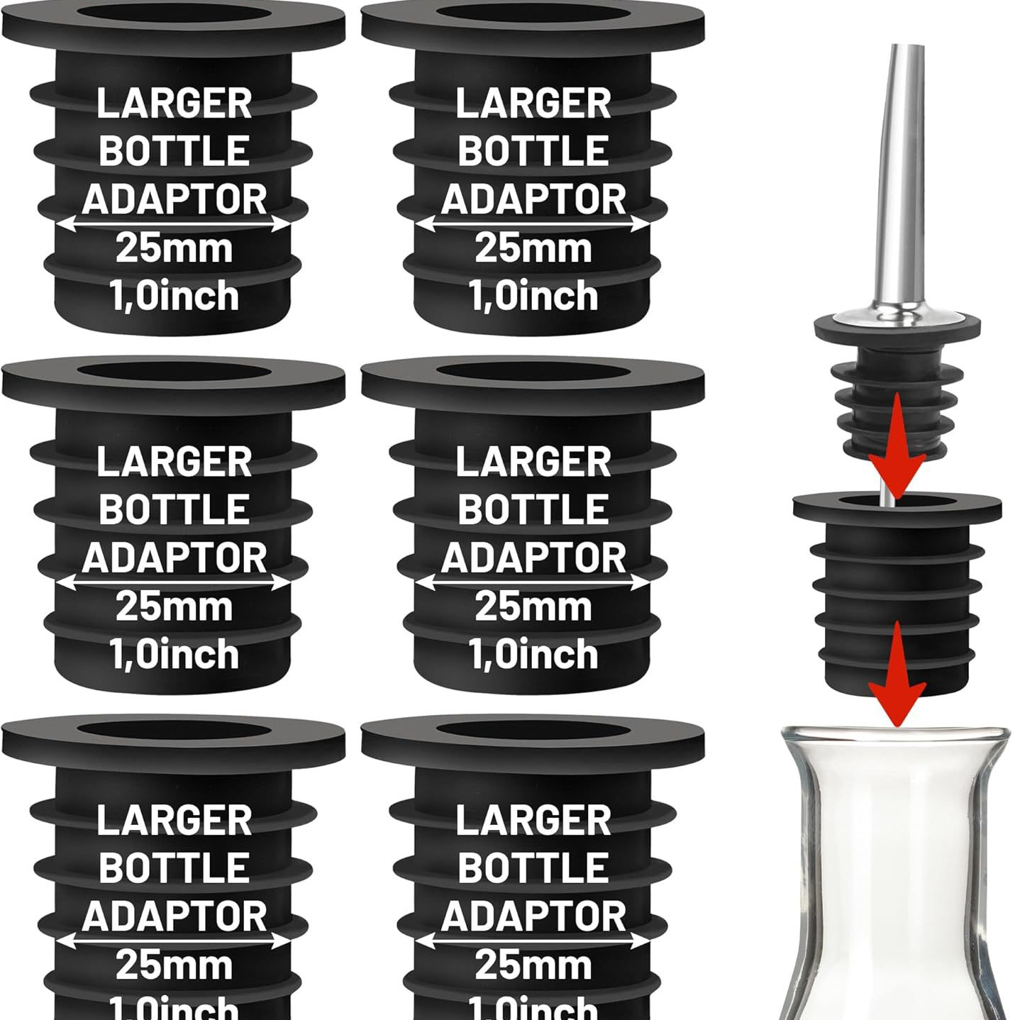 Адаптеры для наливания алкоголя, силиконовая пробка для бутылки вина