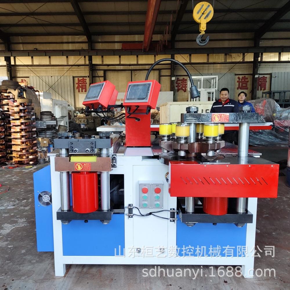 Electric Cabinet Connector Copper Bar Bending Machine Multi-Function All-In-One Machine Busbar Processing Machine Cutting and Punching Manufacturer