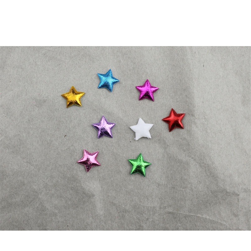 1cm bronzing mini star jewelry accessories diy five-pointed star hair accessories hairpin accessories clothing shoes and socks decoration