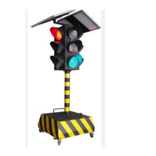 Фабричный интегрированный временный светофор с солнечной батареей