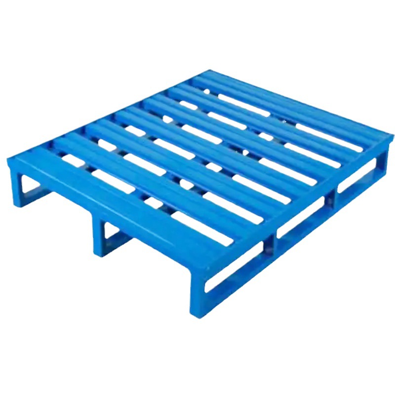 Customized Steel Pallets, Heavy-Duty Steel Pallets, 1-8 Tons, Logistics Turnover Forklift Boards, Storage Heavy-Duty Rounded Steel Pallets