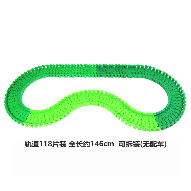 Electric Rail Car Toy Car Color Window Magnetic Piece Special Car Accessories Small Train Racing Roller Coaster