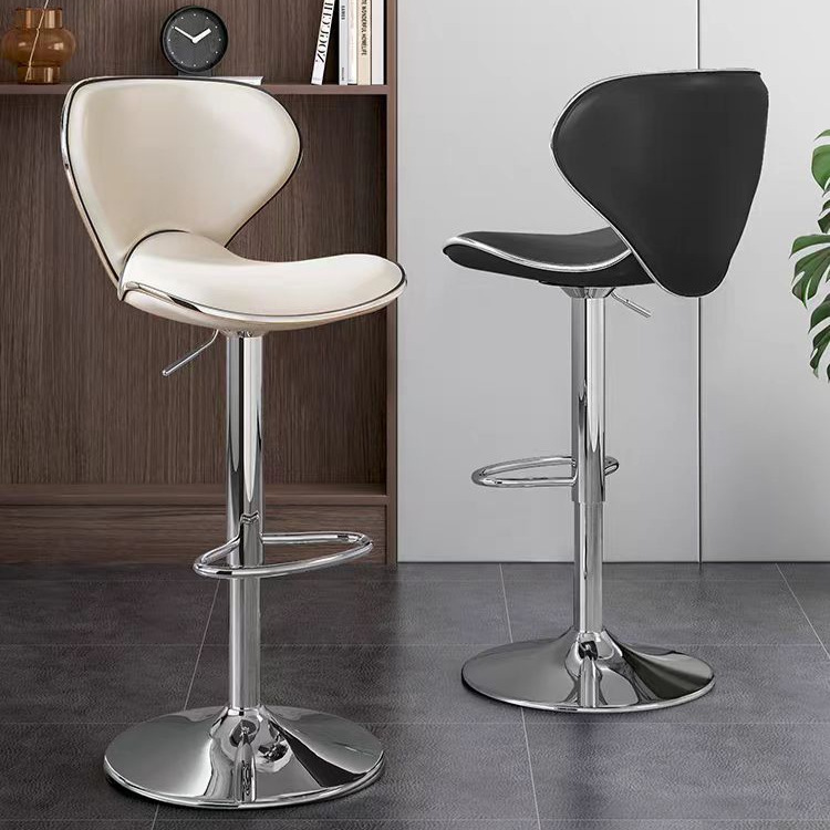 Барный стул для домашнего использования, высокий стул с регулируемой высотой, современный минималистичный барный стул, кассовый стол со спинкой