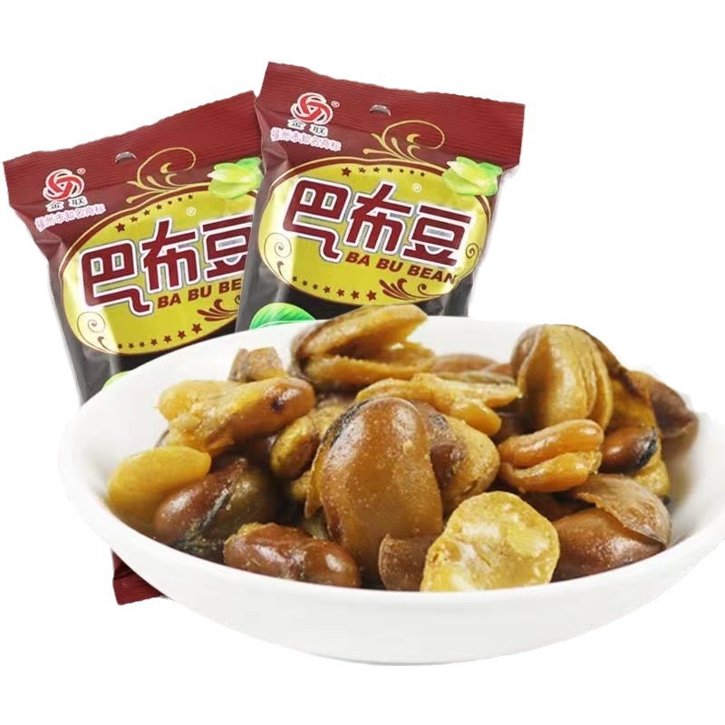 Jinlian Babu bean broad bean 35g nostalgic snack nuts fried small dried fruit orchid bean online popular snack