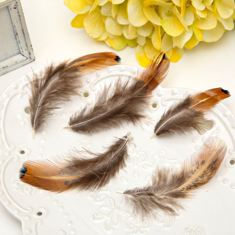 Factory wholesale diy jewelry accessories feather DIY feather headdress corsage hat shoes crafts decoration materials