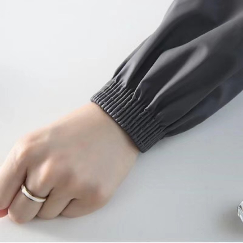 Leather Waterproof and Oil-Proof Labor Protection Sleeves for Men, Anti-Dirty Sleeves for Adults and Women, Work Arm Sleeves, Winter Pu Kitchen Sleeves