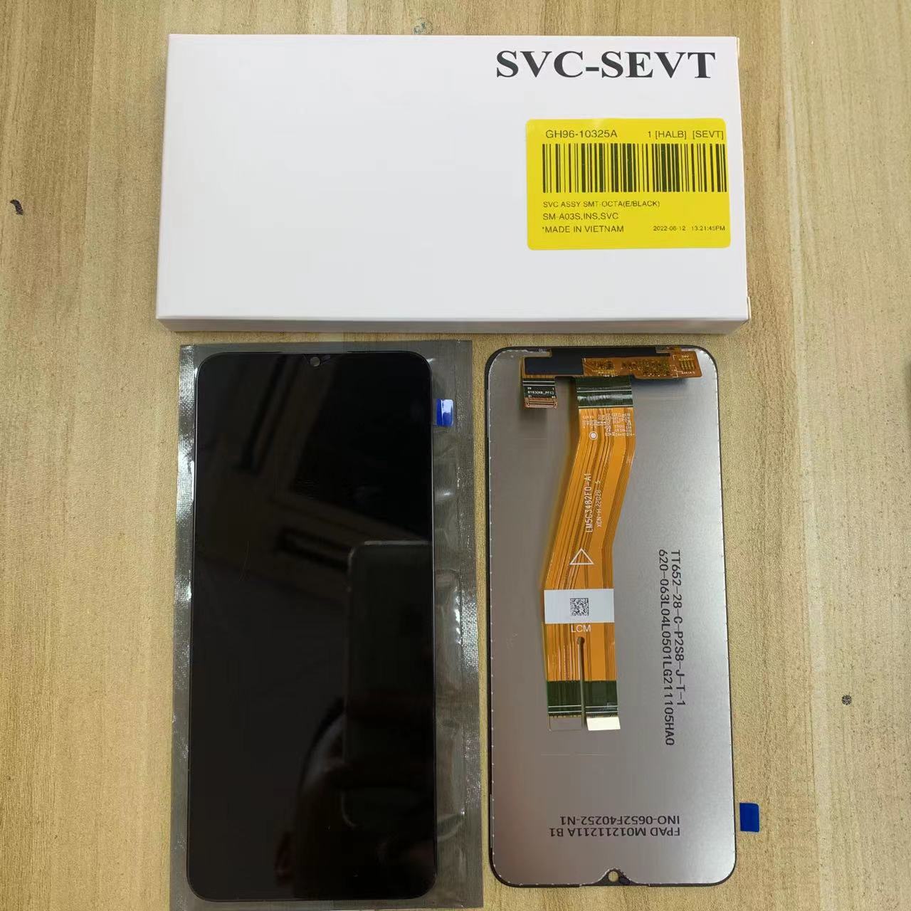 For Samsung A06 A12 A02S A13 A23 A01 A04E A21S A11 screen assembly inner and outer screens