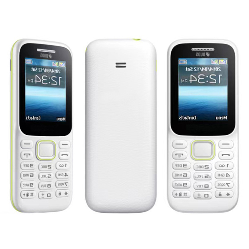 Cross-Border Export Straight-Button Gsm Mobile 2g Non-Smart Dual-Sim Elderly Phone Functional Phone