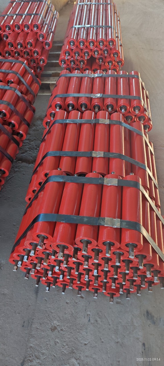 Mining Belt Machine Buffer Roller Conveyor Belt Roller Corrosion Resistance Can Be Used for Mining as Required