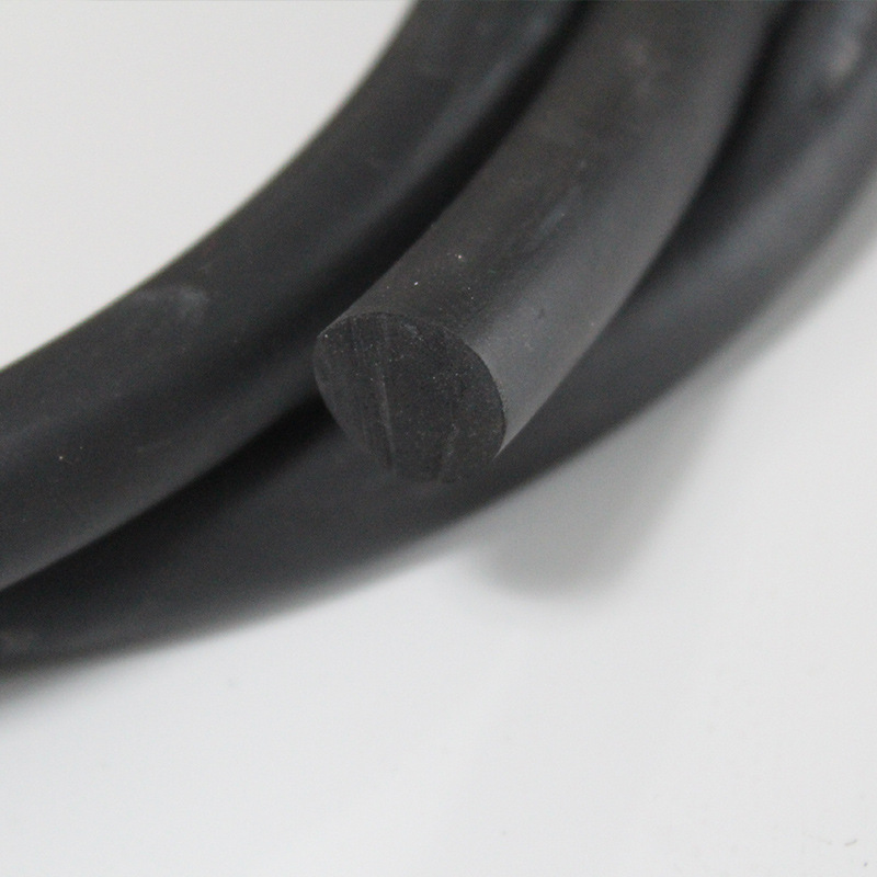 Manufacturer Customized Neoprene Rod Round Sealing Strip Engineering Rubber Rod Solid Sealing Rubber Rod
