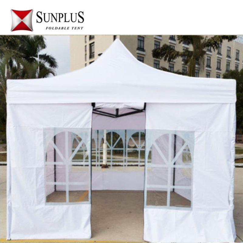 Customized White Wedding Advertising Tent Camping Spring Outing Outdoor Foldableing Sunshade Awning Stall Retractable Exhibition Tent