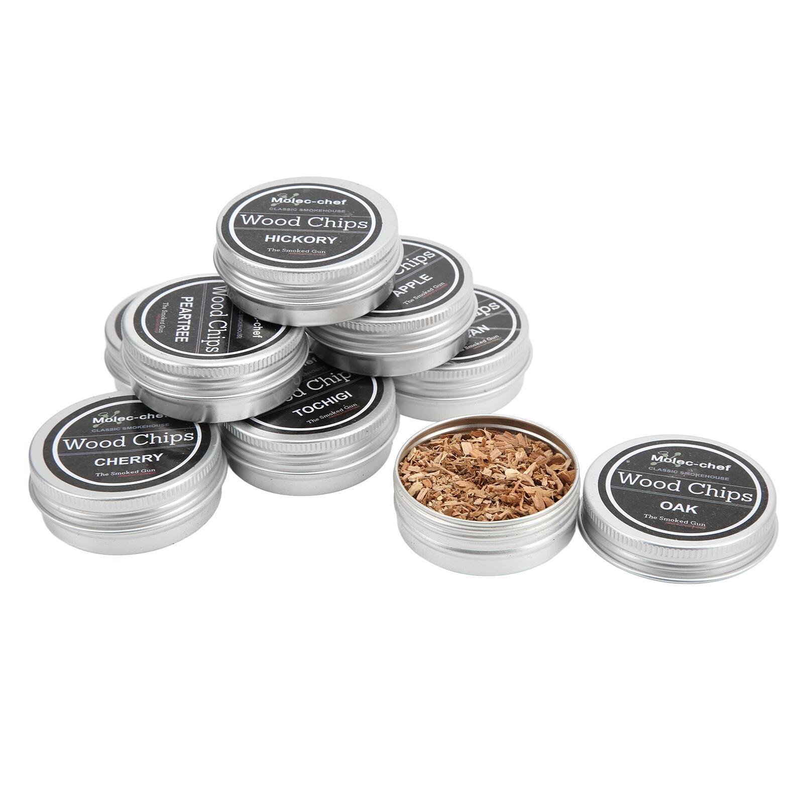 Amazon Best-Selling Whiskey Cocktail Smoked Wood Chips Various Smoked Wood Chips Aluminum Box Combination Set