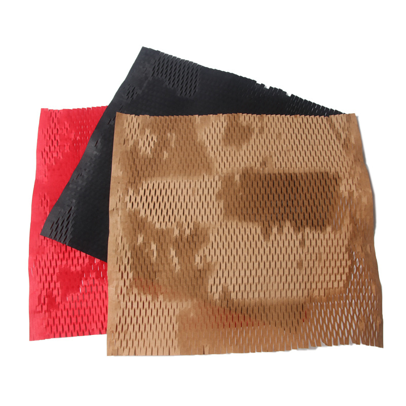 SOURCE Factory 500 pieces multi-color 80g Kraft paper anti-collision buffer cosmetics flower packaging honeycomb honeycomb paper