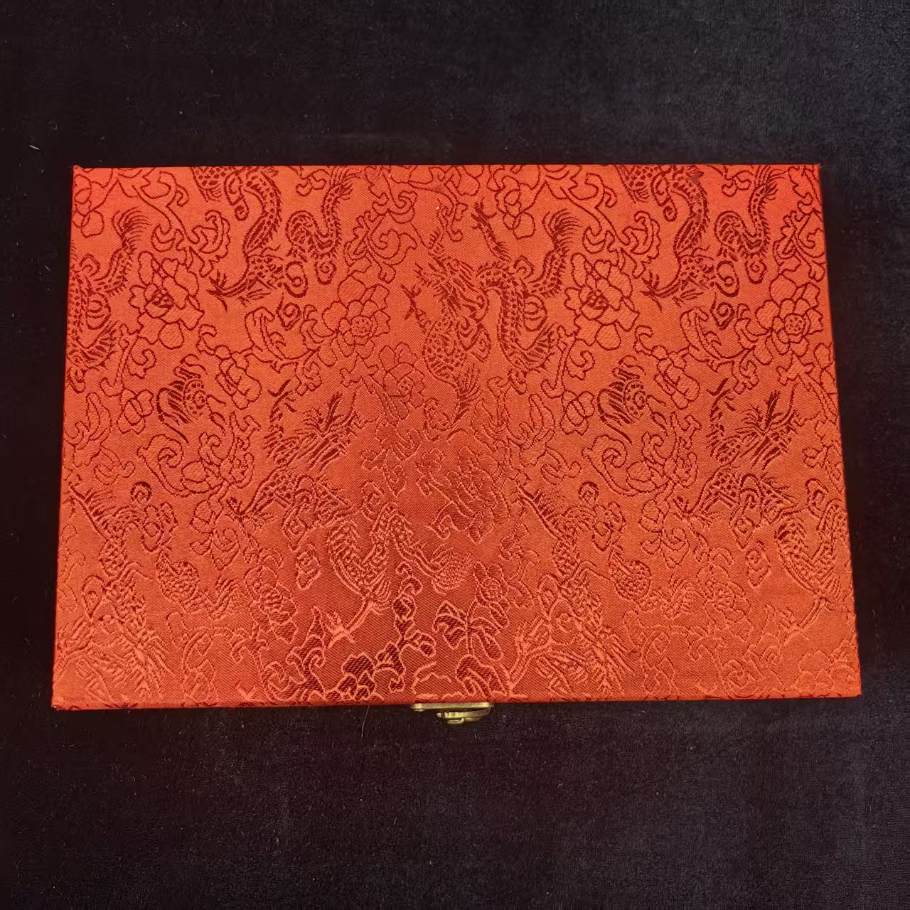Antique-Style'Treasure' Brocade Box, Only the Box, No Contents, Direct from Manufacturer, Size 24*17*7cm
