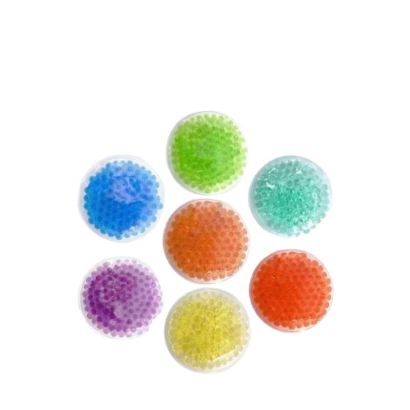 Square Round Ice Ball Hot and Cold Bag Colorful Beads Hot and Cold Compress Pvc Ice Pack Ice Bag Gel Beads