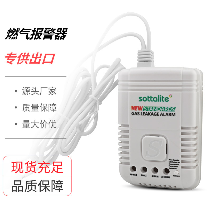 Специальный газовый сигнализатор для внешней торговли, версия для Великобритании, природный газ, сжиженный газ, детектор утечки