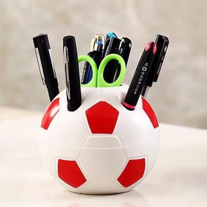 Cross-border hot plastic pen holder student pen holder football pen holder creative pen holder Office pen holder student pen