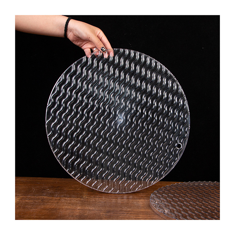 Customized Thickeneded Double-Sided Non-Stick Dumpling Curtain Household Plastic Dumpling Tray High-Value Round Mat Placement Tray