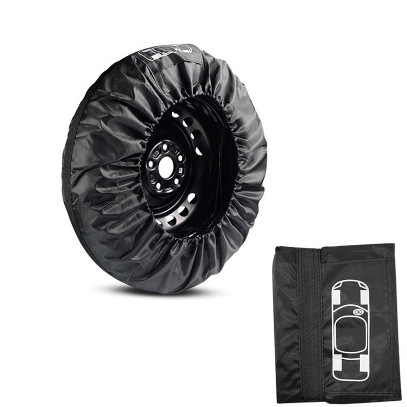 Cross-border hot-selling car supplies car tire cover spare tire cover snow tire storage bag tire protective cover
