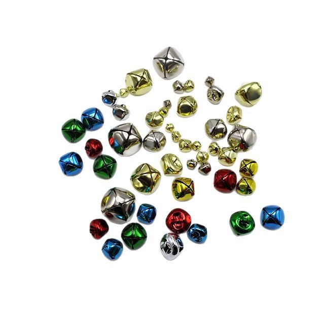 Bell 6mm-48mm manufacturers wholesale iron cross Bell vacuum plating Christmas tree Bell