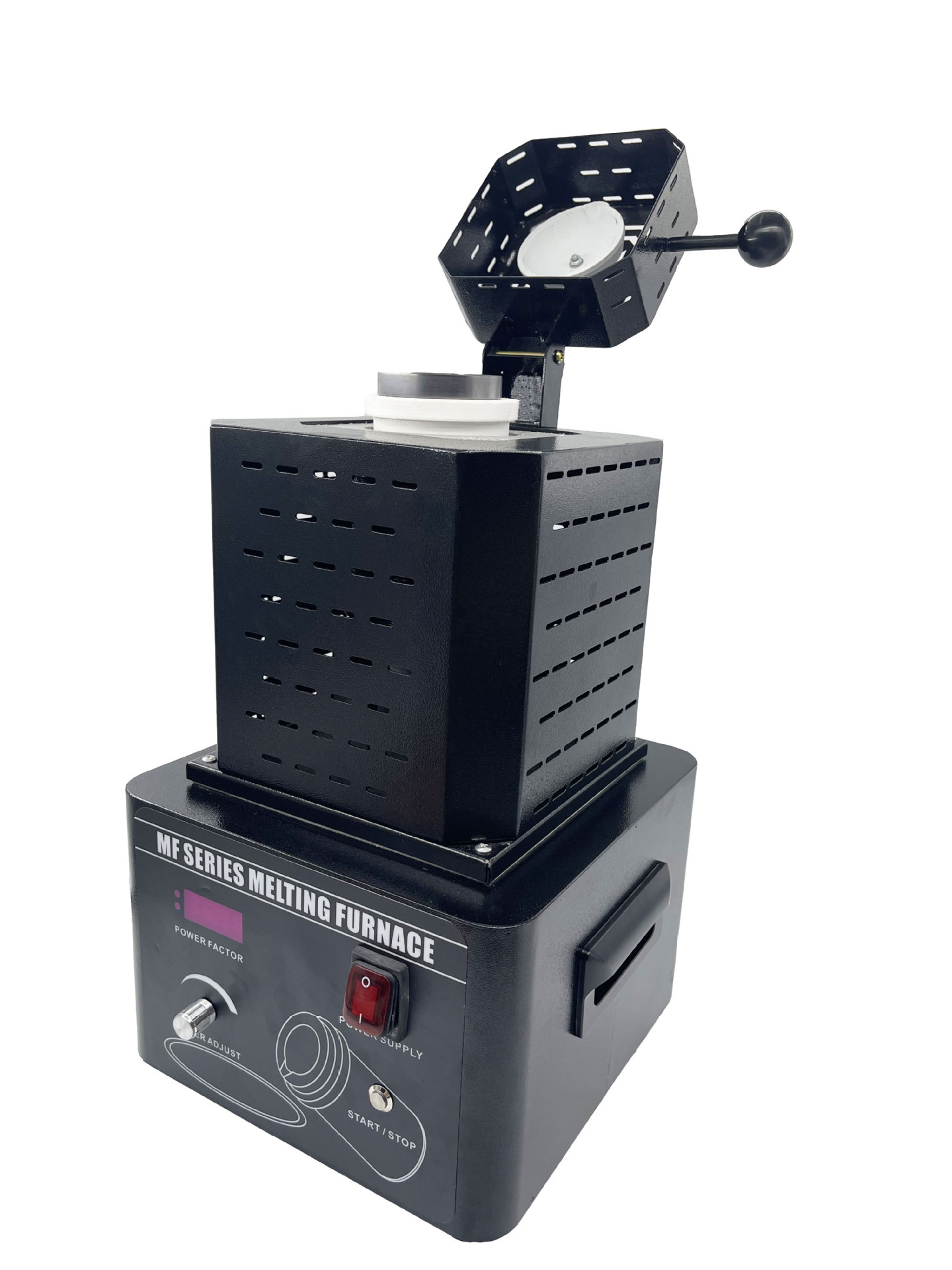 Маленькая мини печь средней частоты для плавления металлов, индукционная печь для плавления золота, серебра, меди