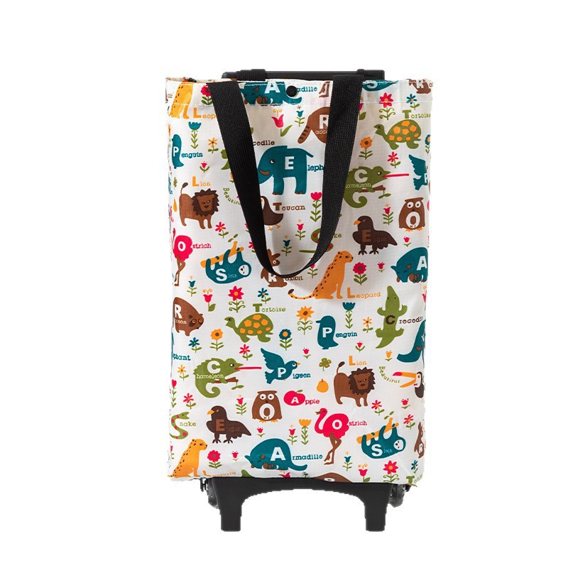 Trolley Shopping Cart Supermarket Grocery Shopping Trolley Portable Foldable Trailer Home Shoulder Express Trolley