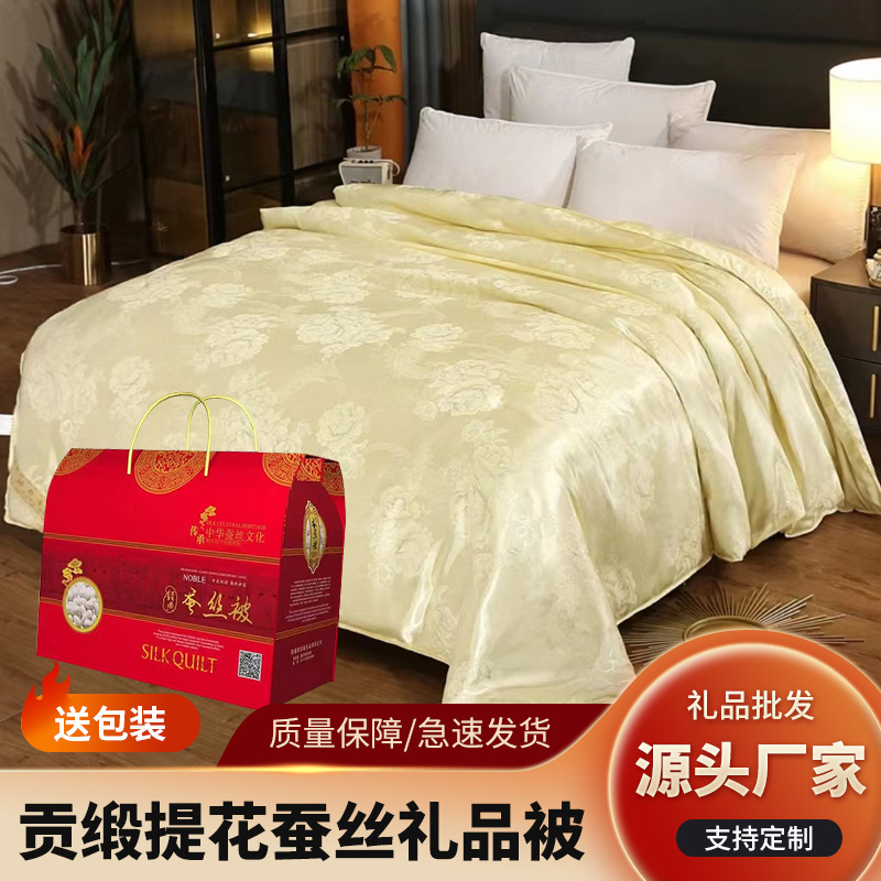 Wholesale Satin Silk Quilts, Promotional Gifts, Summer Cooling Quilts, Winter Quilts, Gift Box Sets, All-Season Universal Spring and Autumn Quilt Covers Wholesale