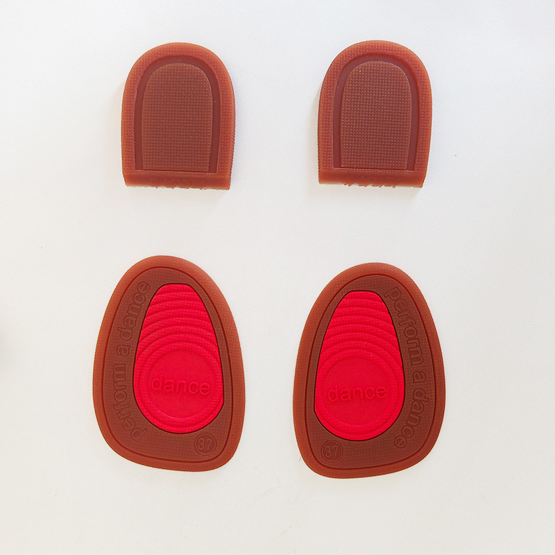 Dance Shoe Soles Are Injection-Molded and Molded on the Forefoot and Heel. Large Transparent Tendon Leather Can Be Customized and Wholesale