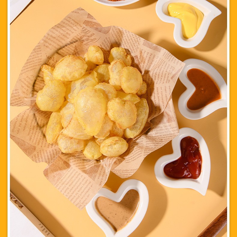 Self-Fried Potato Chips, Poached Potatoes, Frozen Semi-Finished Potatoes, Golden Potato Chips, Food Snacks, Commercial Wholesale