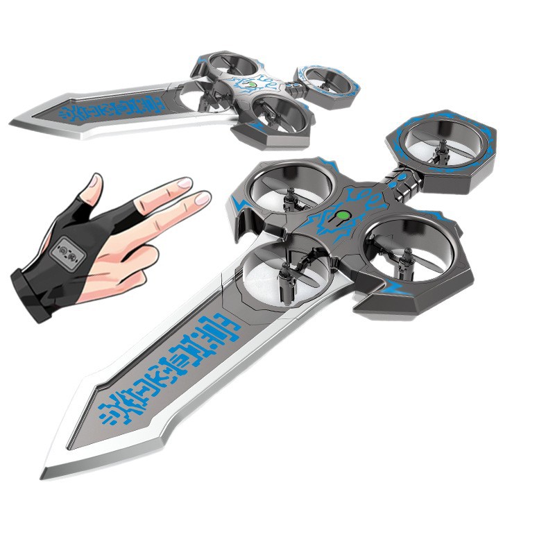 Flying Sword Gesture Somatosensory Remote Control Smart Toy Magic Sword Flying Sword Black Technology Aircraft Rechargeable
