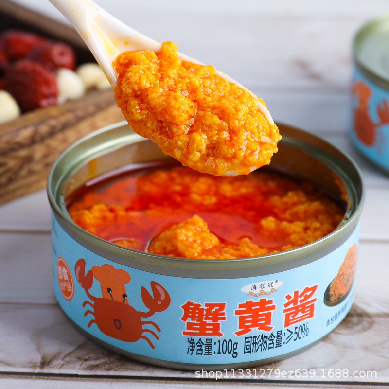 Консервированный крабовый икровый соус морепродукты готовые к употреблению консервированный соус дляBibimbap для блюд прямая поставка для Douyin