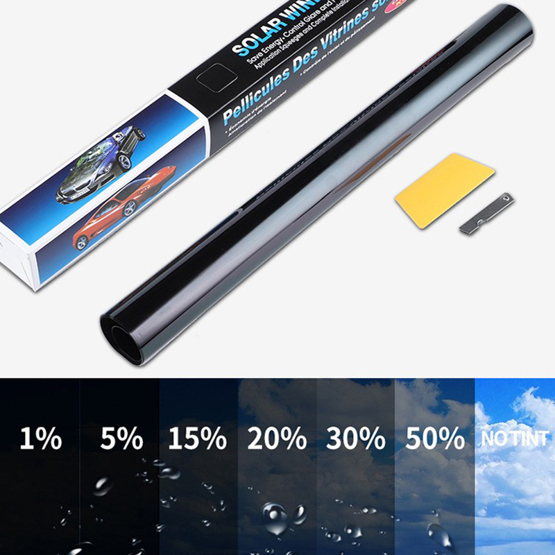 Кросс-бордерная специализированная автомобильная изоляционная пленка стеклянная пленка солнечная пленка черная автомобильная пленка 50 * 600см