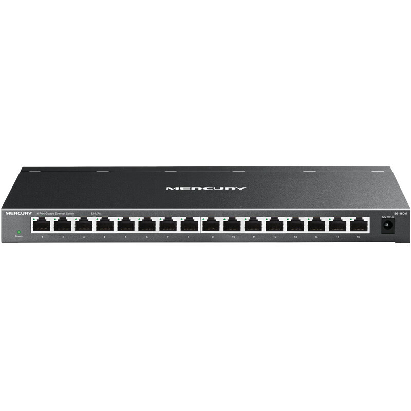 Mercury Sg116Dm Gigabit Switch 16-Port Network Cable Splitter Splitter Monitoring Home Switch