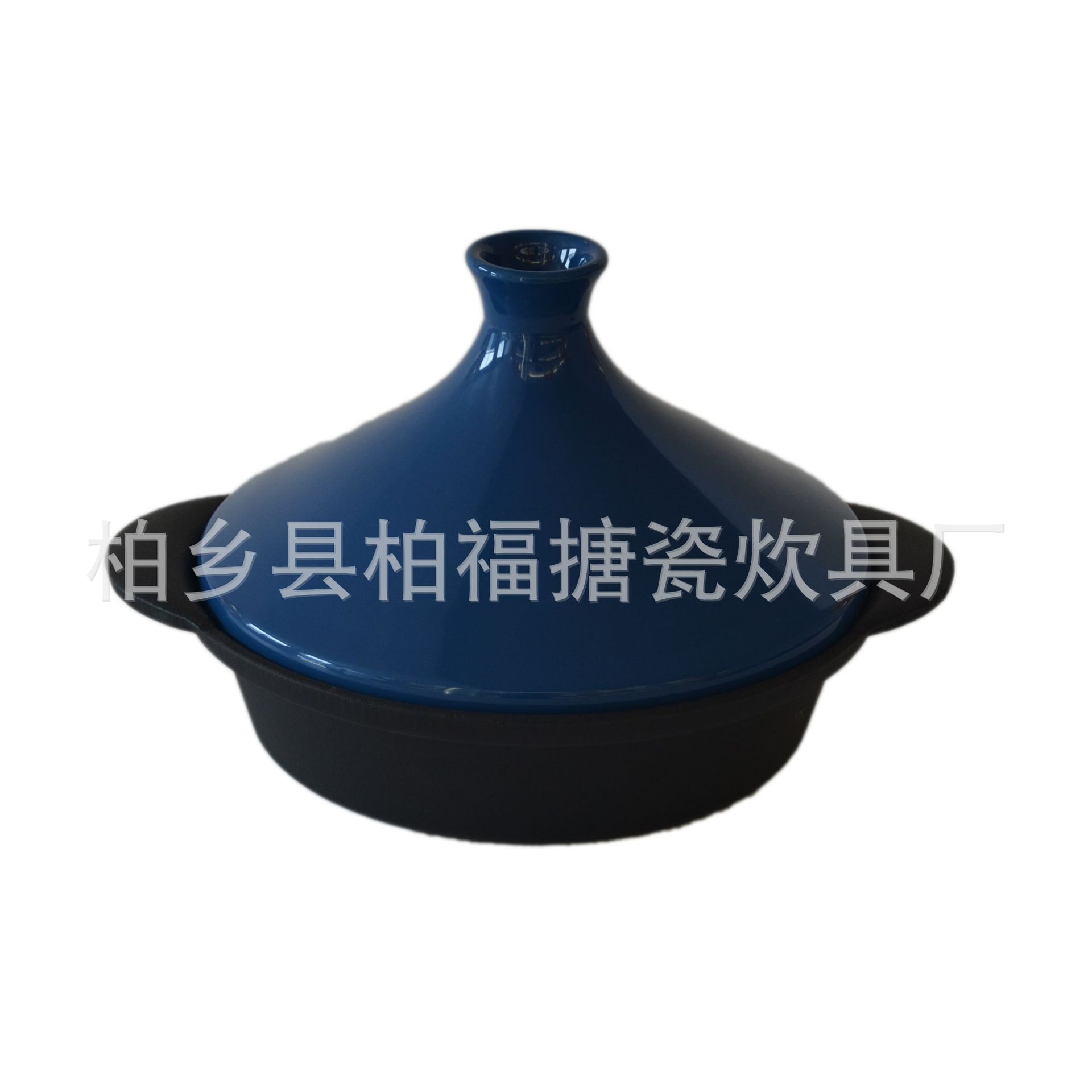 Cast Iron Tagine Pot Cast Iron Clay Pot Rice Pot Vegetable Oil Uncoated Stew Pot Moroccan Style Micro-Pressure Cast Iron Pot