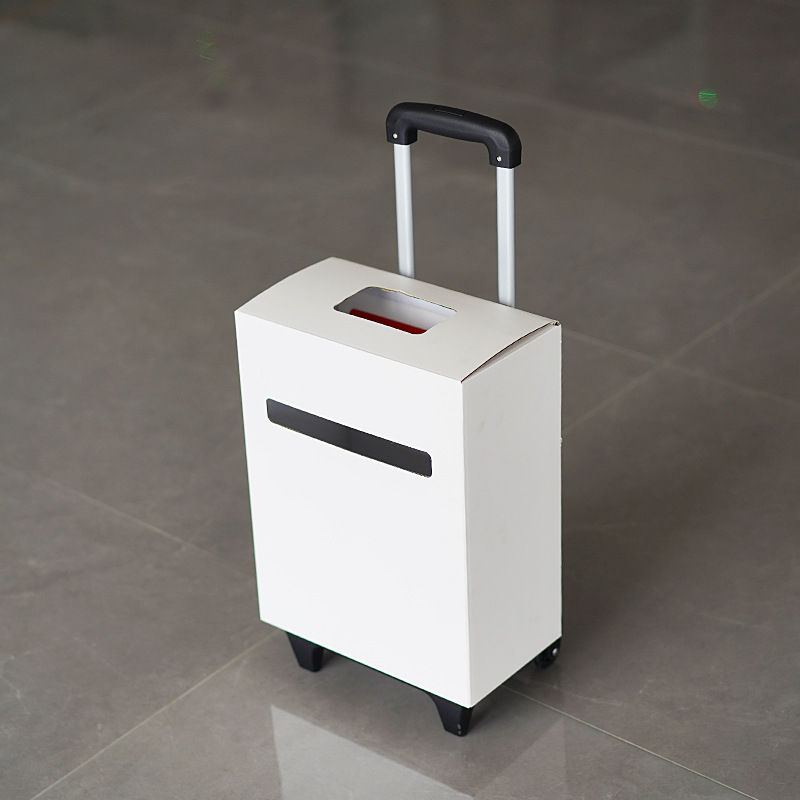 Exhibition Trolley Suitcase Bag Trolley Rack Portable Labor-Saving Household Universal Wheel Built-In Telescopic Detachable Trolley