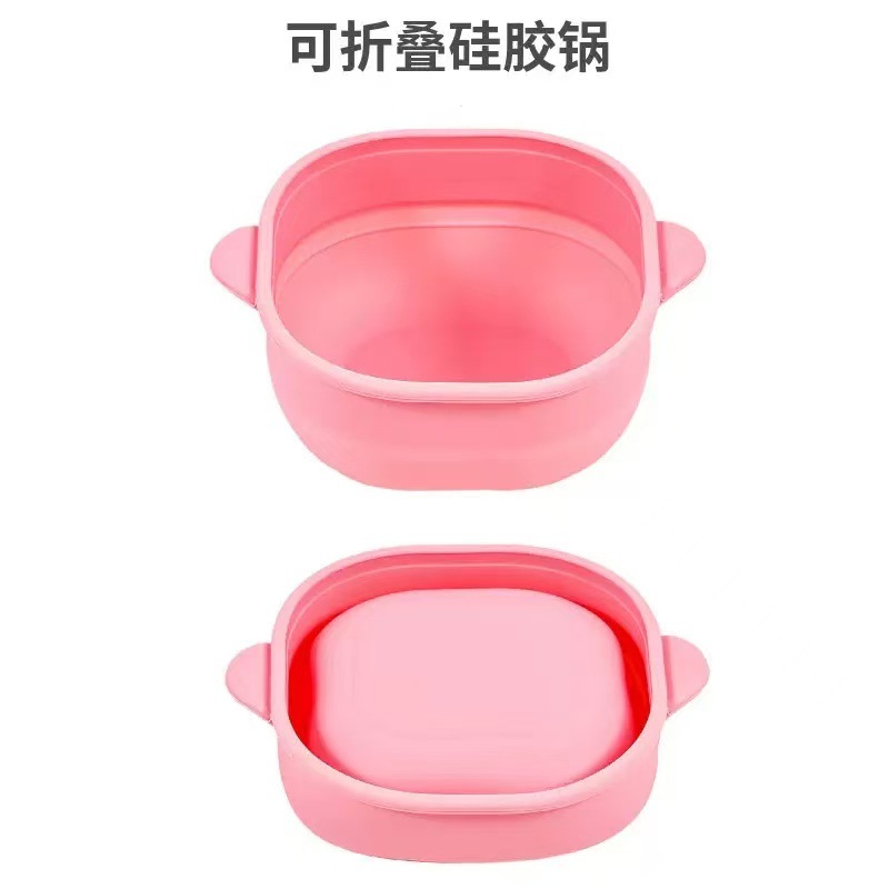 Cross-Border New Product Hair Removal Wax Bean Wax Therapy Machine Heating Furnace Hot Wax Machine Beeswax Folding Silicone Non-Stick Pot Wax Melting Machine