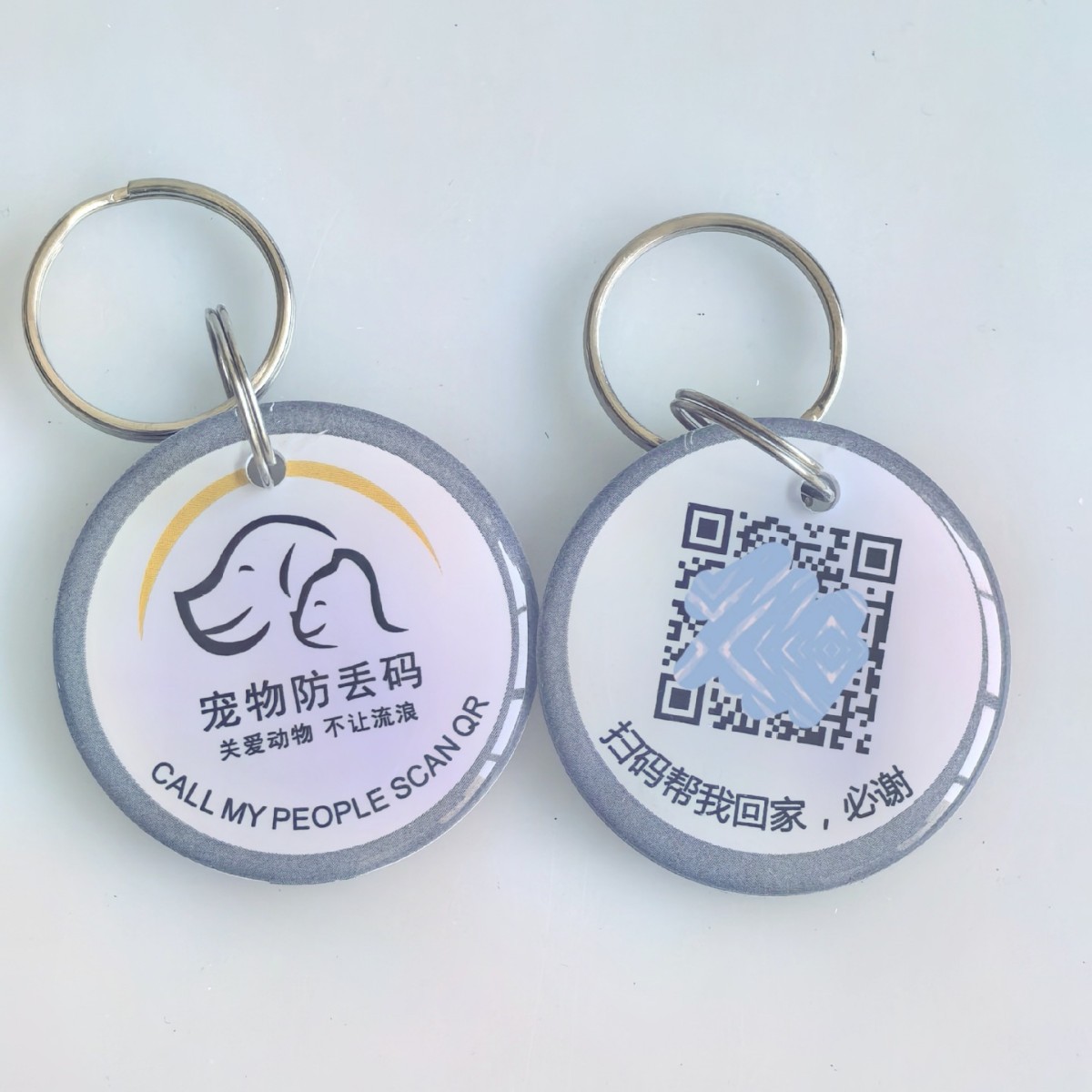 Dog Tag Anti-Lost Tag Pet Cat Name Tag Dog Identity Tag Anti-Lost Dog Collar Pet