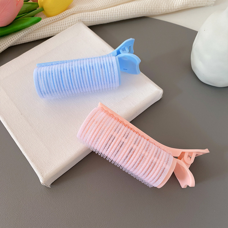 Air Bangs Curling Hair Stick High Cranial Top Seamless Hairpin Fixed Prehead Headwear Lazy Hair Curling Cartridge Cyber Celebrant Fluffy Clip