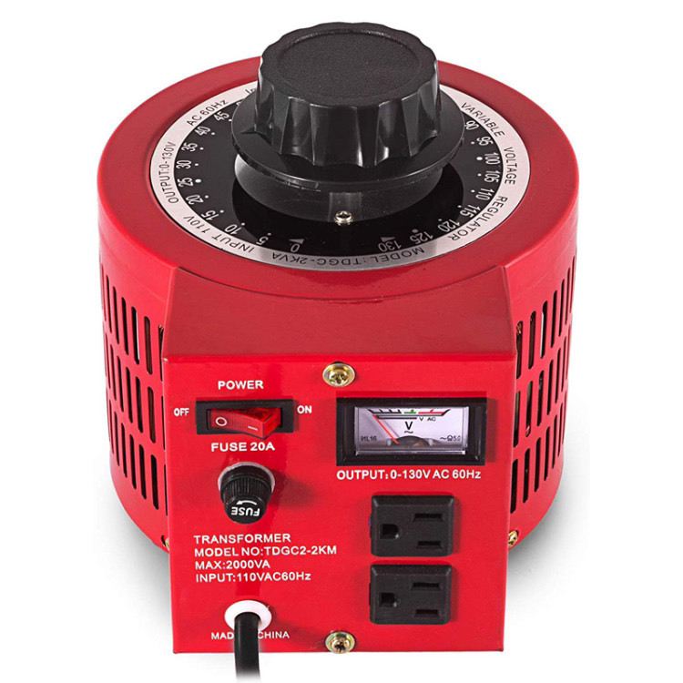 Tdgc2-2Km3Km Voltage Regulator 110/220V Single-Phase Adjustable Transformer 0-130/0-300V American, European and British Standards