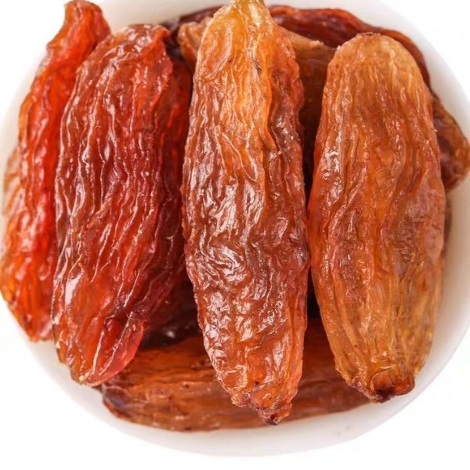 Xinjiang specialty red Fragrant Concubine raisin wholesale delivery 250g Turpan large grain red raisin fruit raisin