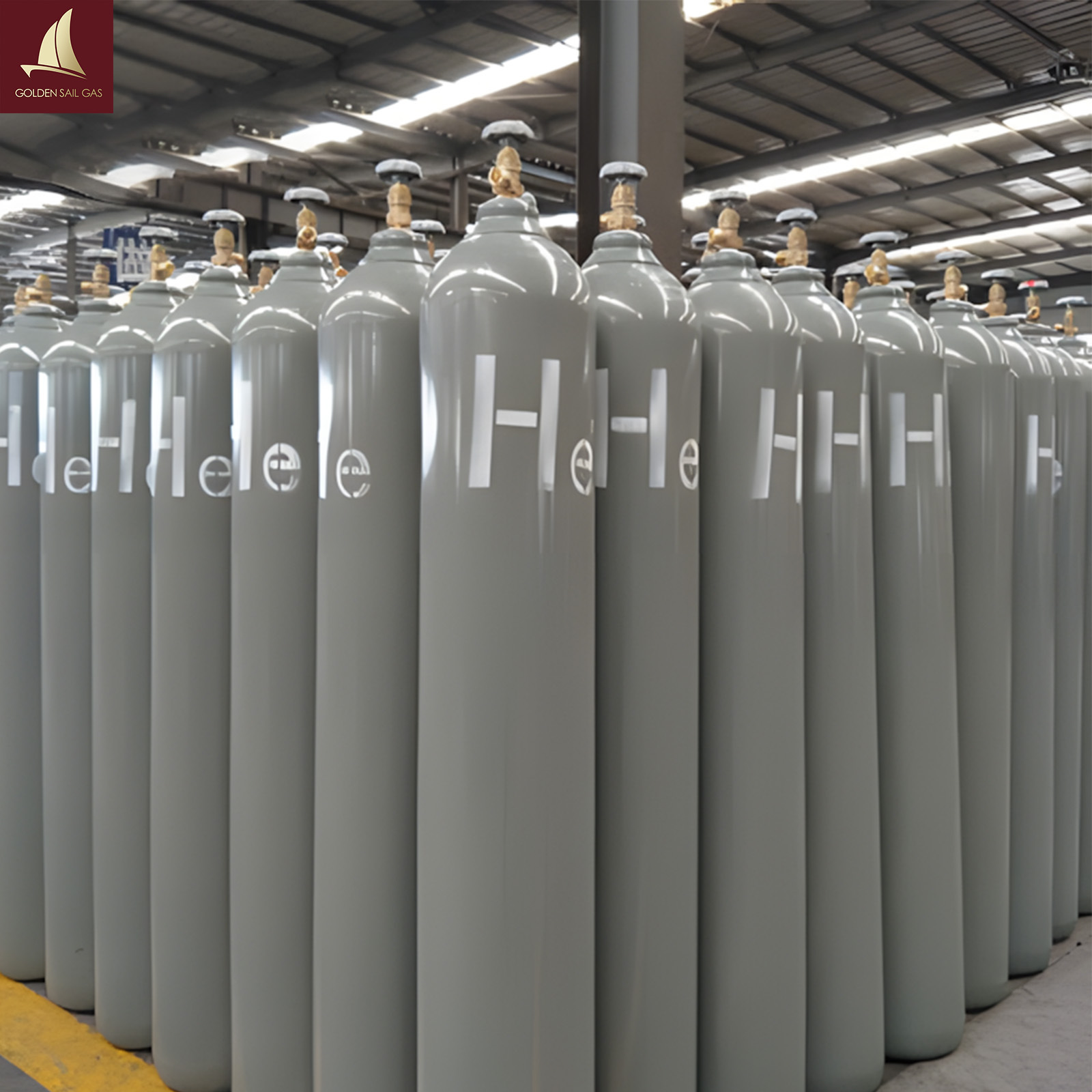 Helium Gas Industrial Commercial Portable Automatic High-Pressure Helium Tank Can Inflate Balloons Standard Gas Helium Tank High Purity