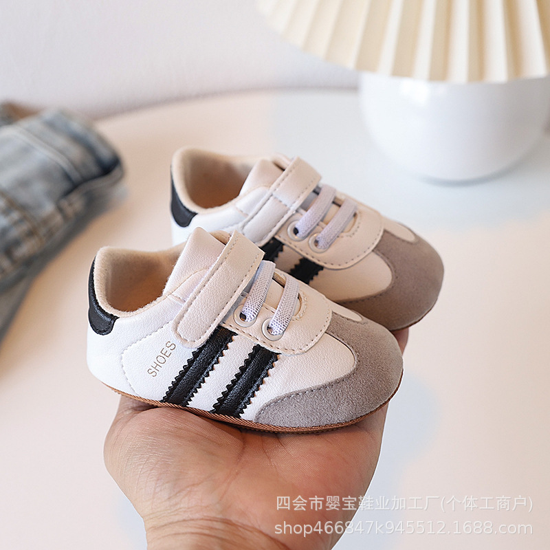 2025 Baby Shoes Autumn and Winter Style 1 Year Old Male and Female Baby Princess Toddler Shoes Soft Sole Versatile 0-12 Months Infants