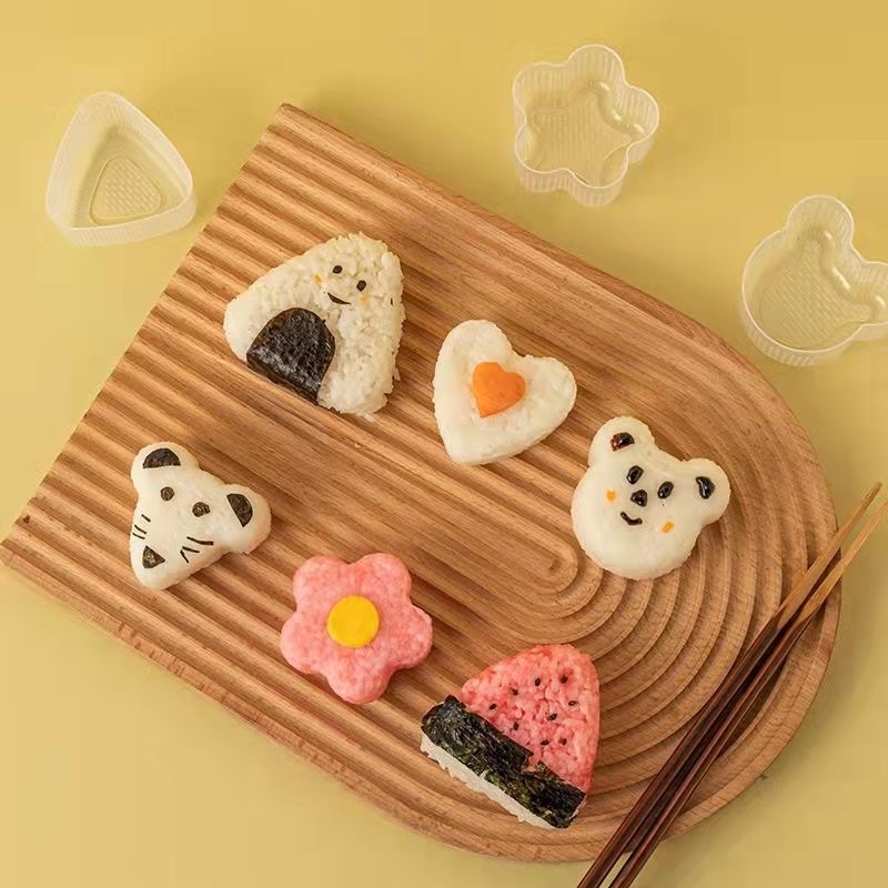 Baby shake rice ball mold modeling children's seaweed food grade hand diy rice food supplement artifact