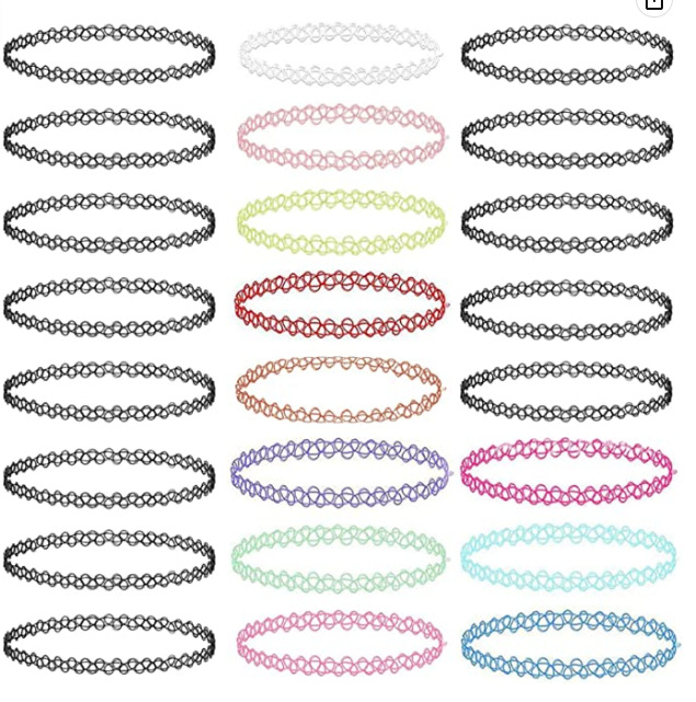 Оптовая кружевная цепочка для женщин, панк-стиль, ожерелье для ключицы