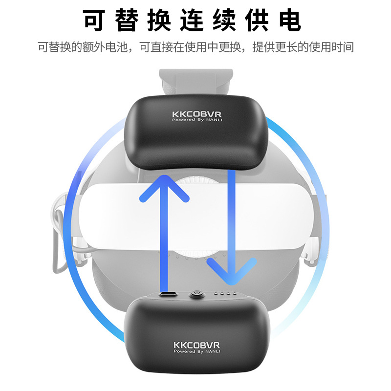 Kkcobvr P2 Magnetic Battery Large Capacity 10000 Mah Power Bank Multi-Compatible Design for Easy Battery Replacement