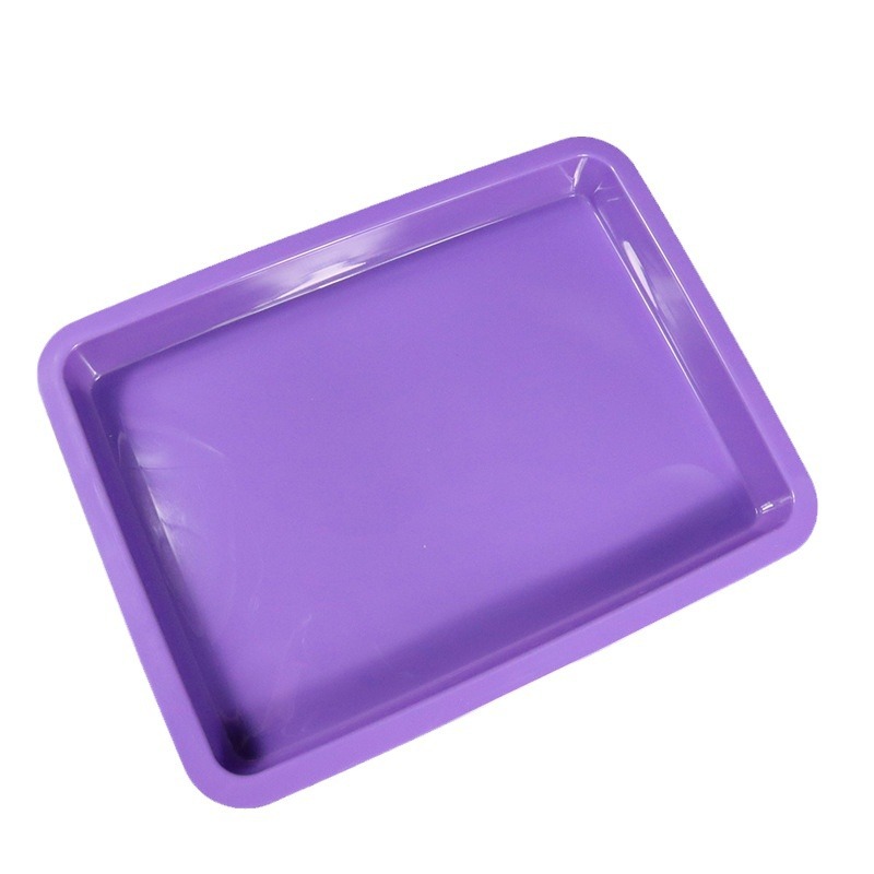 A5 Plastic Tray Food Grade PP Material Rectangular Tray Floating Water Painting Tray Kindergarten Operating Tray